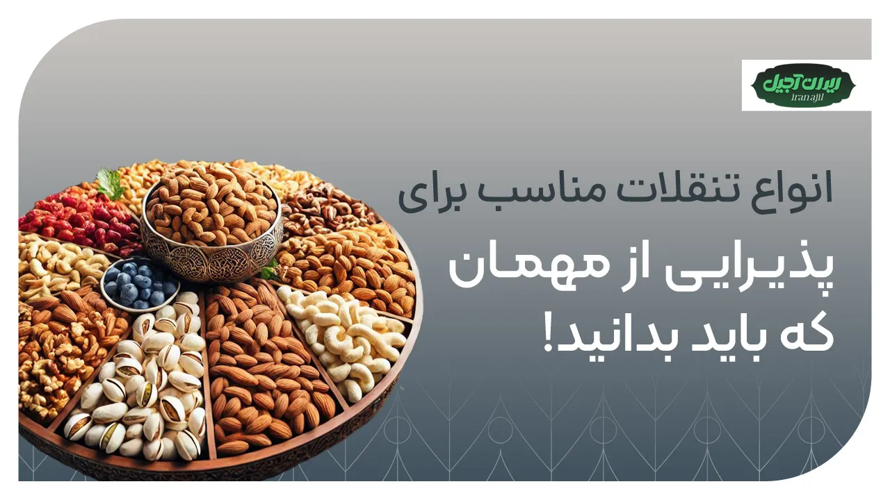 انواع تنقلات مناسب برای پذیرایی از مهمان که باید بدانید!